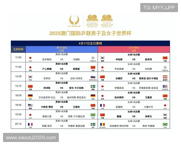 2026年乒乓球世界杯赛程时间表公布,关注比赛时间安排及精彩赛事预告 2026年乒乓球世界杯赛程时间表公布,关注比赛时间安排及精彩赛事预告